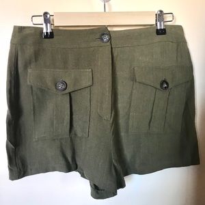 Forest green  high waisted forever 21 shorts Large